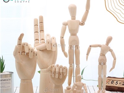 Mô hình người gỗ trang trí nghệ thuật